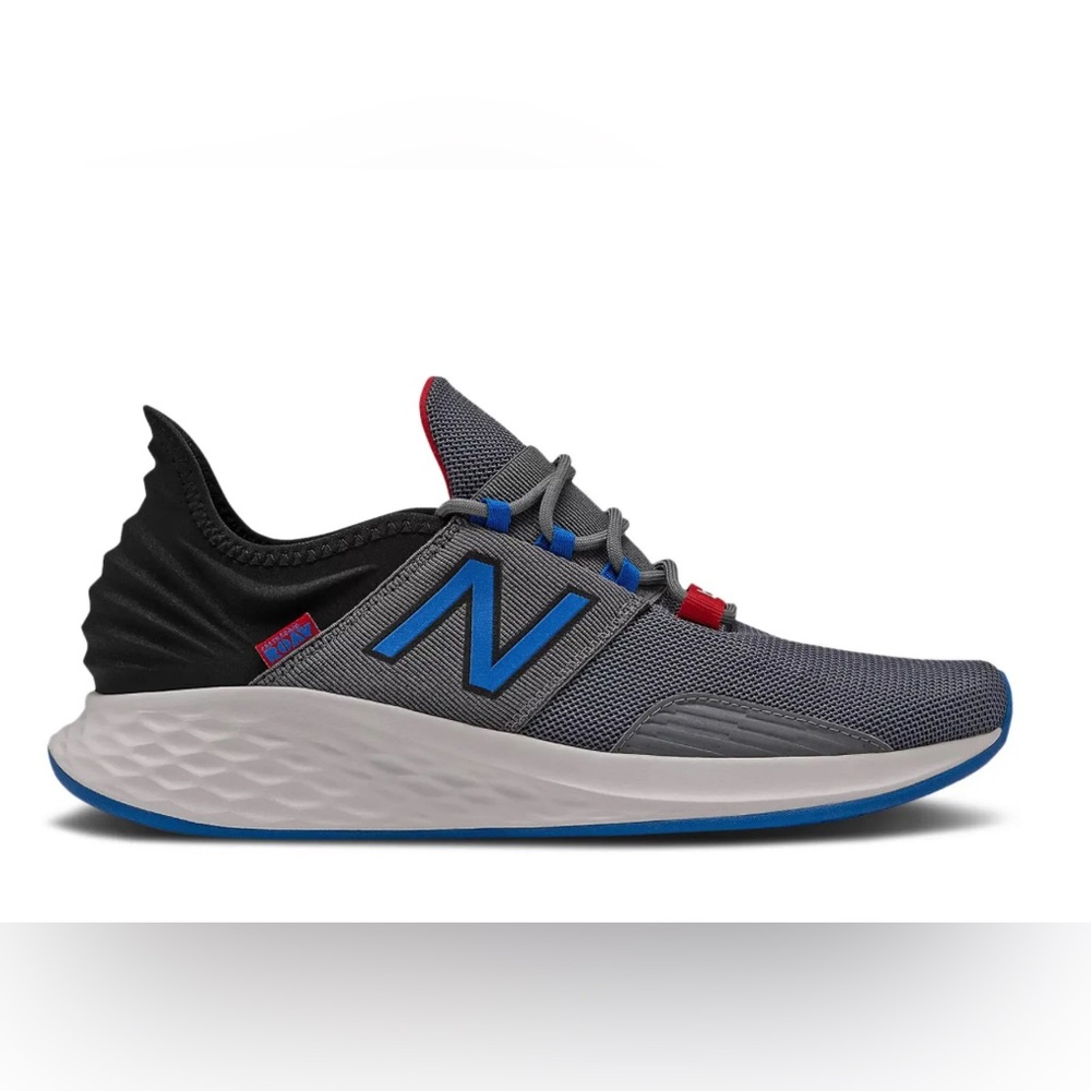 NEW New Balance Roav Sneaker 13 Lead Grey Colbalt Blue
